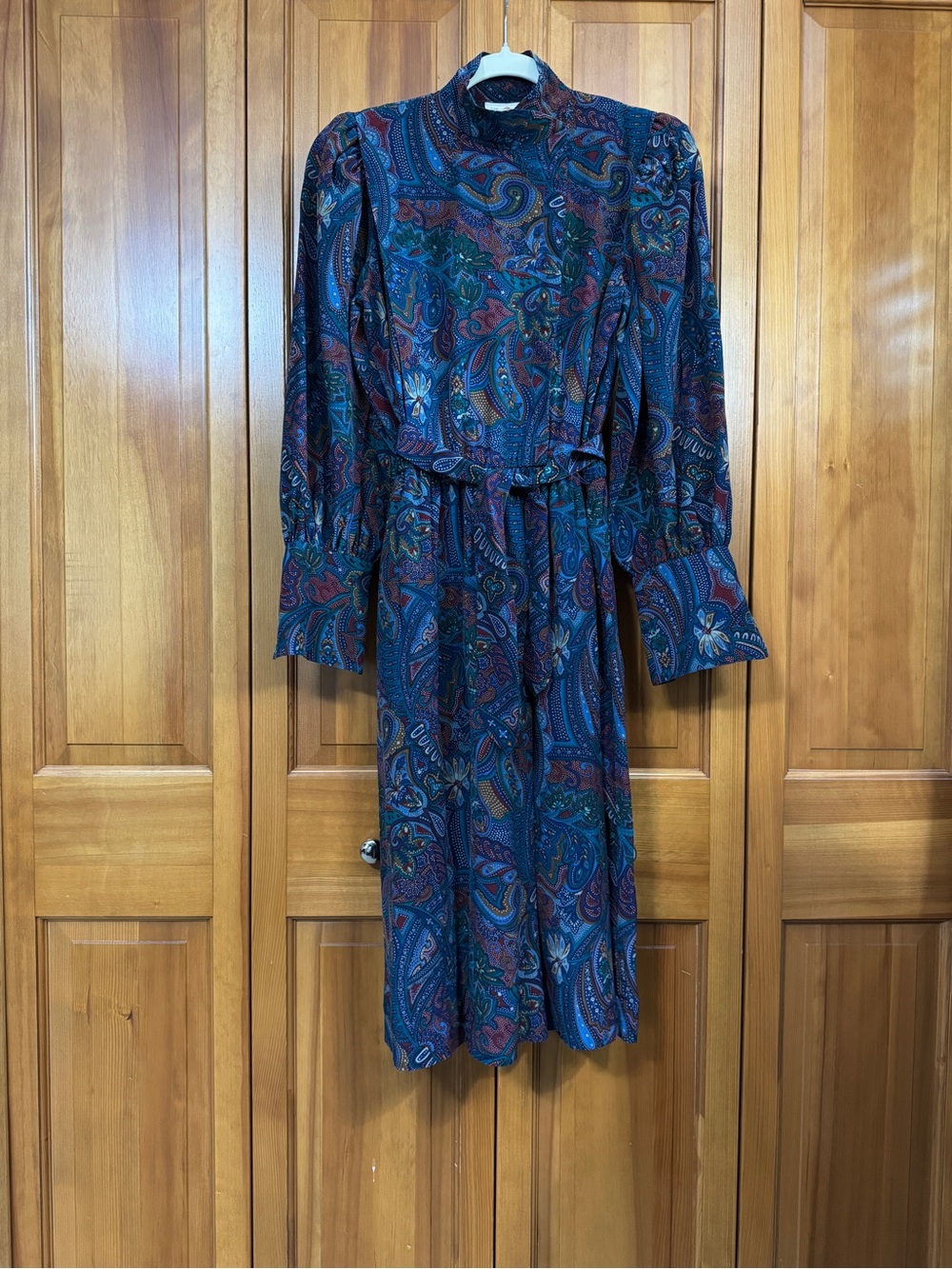 Vintage Liz Claiborne 100% Silk Paisley Dress – Size 4